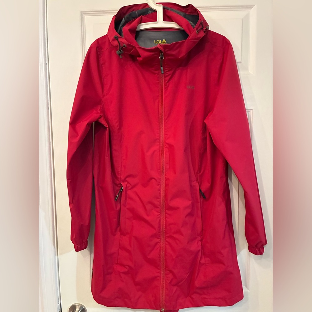 Lole large Women's Vibrant pink rain coat